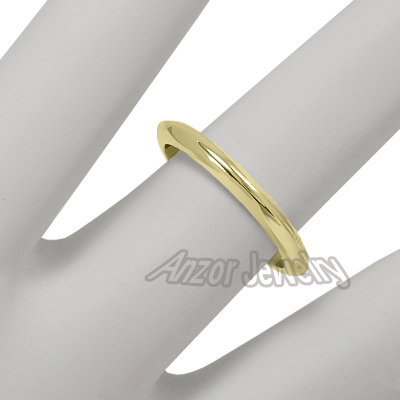 18k Gold Knife Edge Plain Wedding Band Ring
