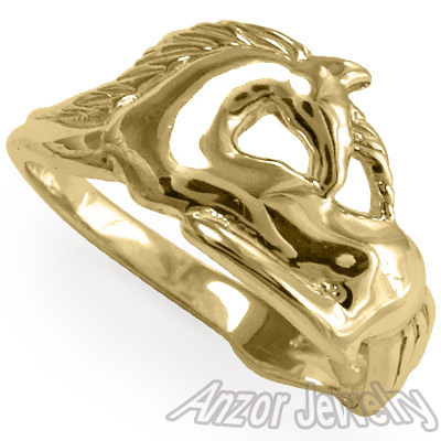 Unicorn Ring Horse lover's Ring 10k