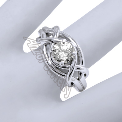 18k Gold Lab Grown Diamond Ring