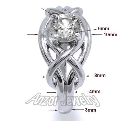 18k Gold Lab Grown Diamond Ring