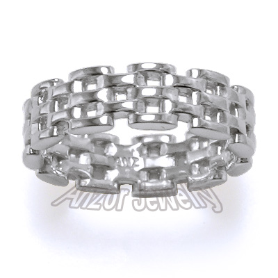 14k Gold panther Link Ring