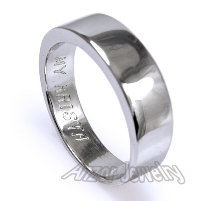 14k Gold Plain Wedding Band