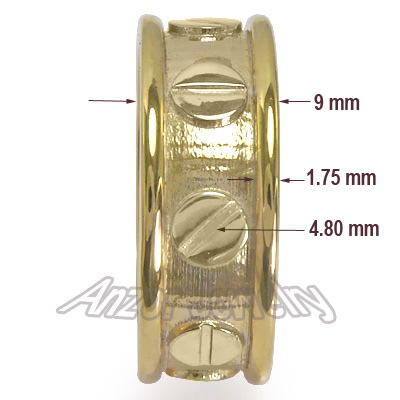 Men's 14k Yellow Gold Wedding Band