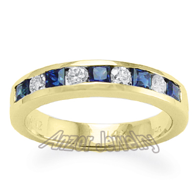 18k Yellow Gold Sapphire Ring