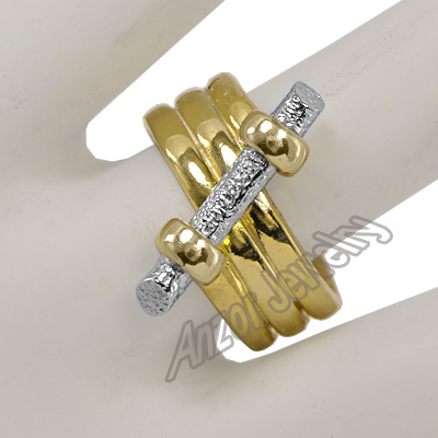 18k solid Gold Spiral Twig Ring for Lady
