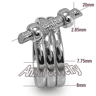14k Gold Spiral Twig Ring