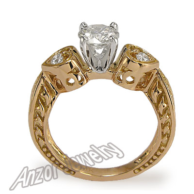 18k Gold Diamond Engagement Ring