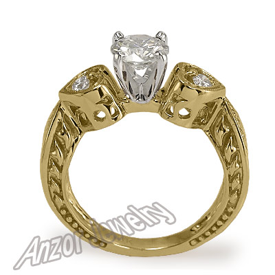14k Gold Diamond Engagement Ring