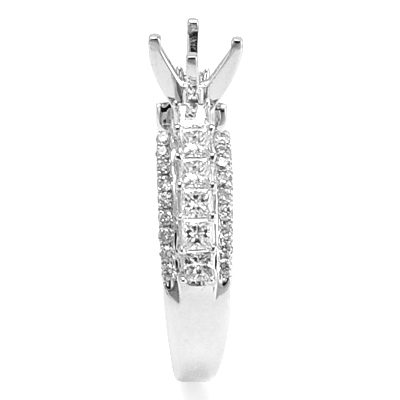 Platinum Diamond Engagement Ring Setting