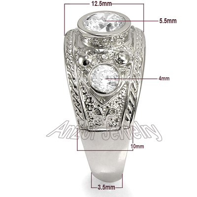 Men's Ring Genuine 1.20ct Diamond 14k Gold