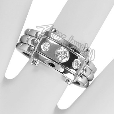 Men's Platinum Diamond and sapphire Ring