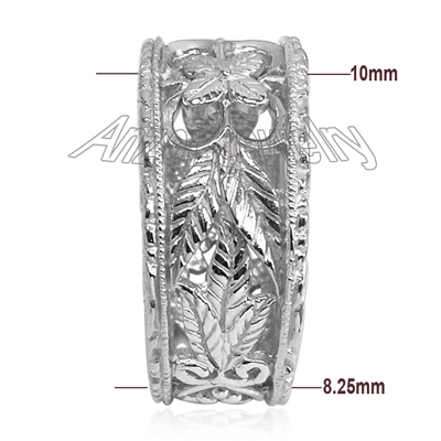 14k Solid Gold Filigree Ring
