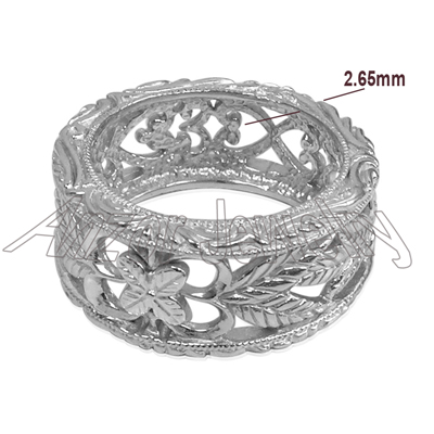 14k Solid Gold Filigree Ring