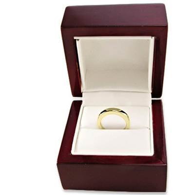 Men's 14k Yellow Gold Plain Wedding Band