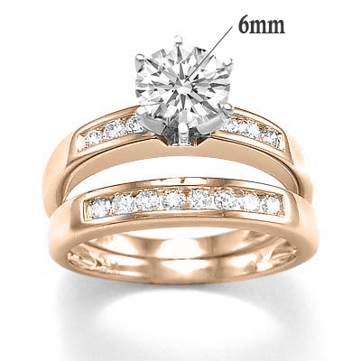 18k Gold Diamond Engagement Ring