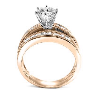 18k Gold Diamond Engagement Ring