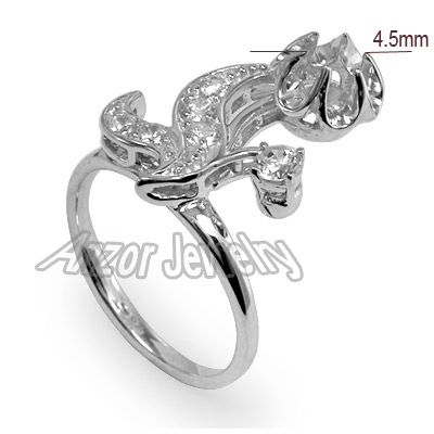Russian Style Diamond Ring Semi-Mount in 14k