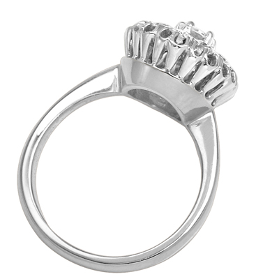 Russian style Diamond Engagement Ring 585