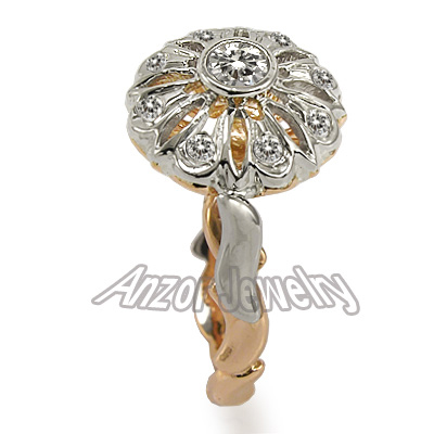 Lab Grown Diamond Engagement Ring in 14k