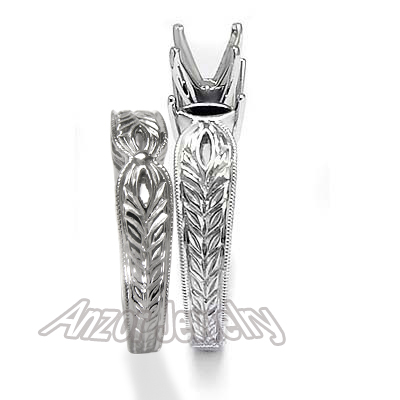 Platinum Wedding Band Set