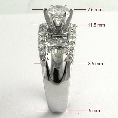 18k Gold Diamond Engagement Ring