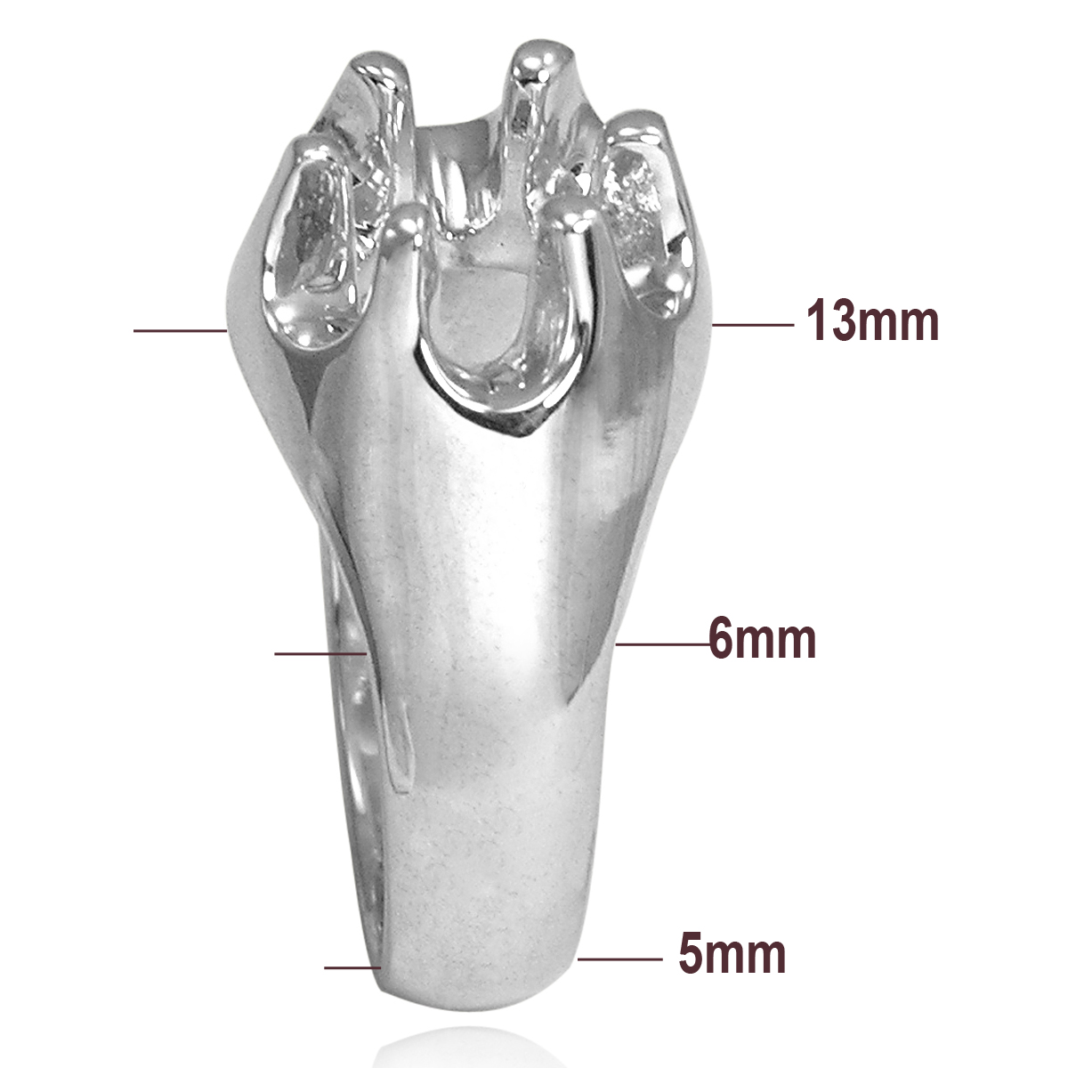 Men's 14k Gold Six-Prong Setting Ring