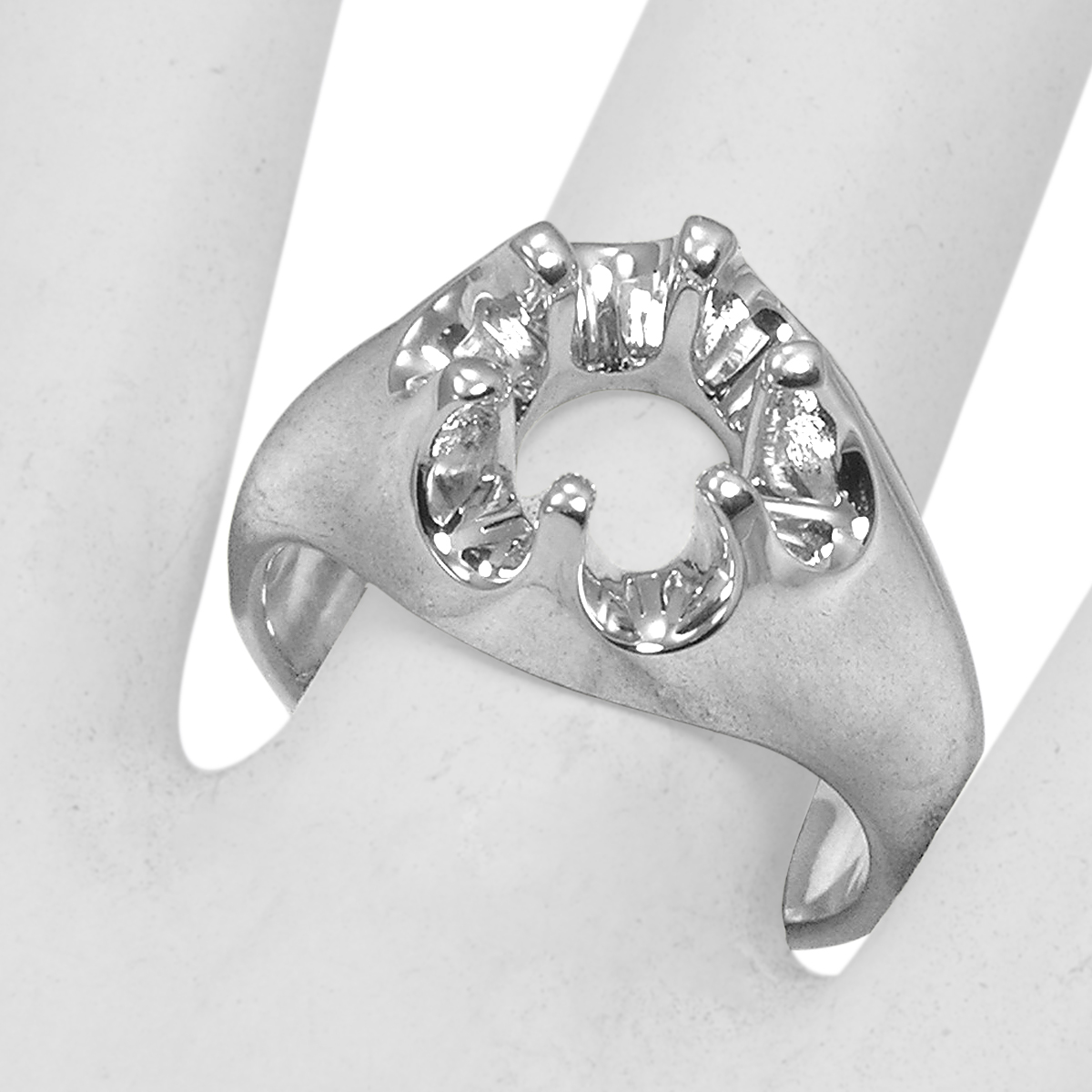Men's 14k Gold Six-Prong Setting Ring