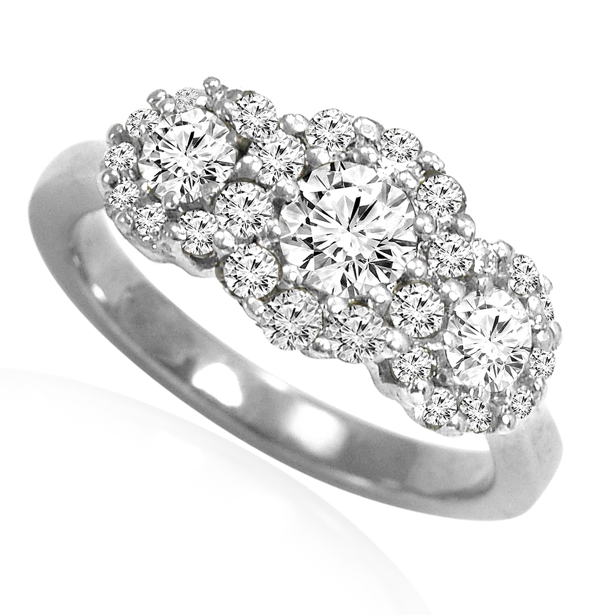 14k Gold Diamond Anniversary Ring