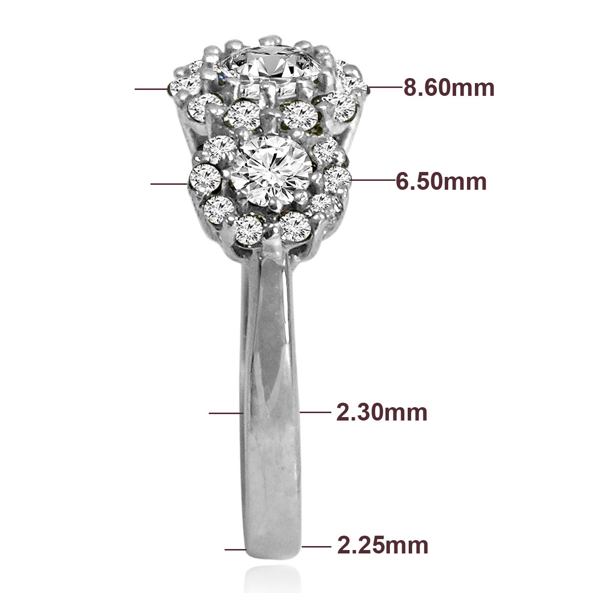 14k Gold Diamond Anniversary Ring