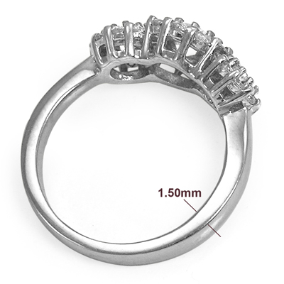 18k Gold Diamond Anniversary Ring