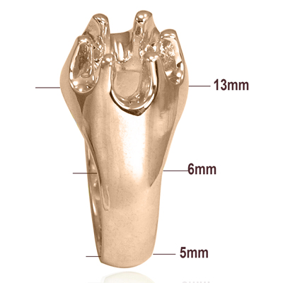 Men's 14k Gold Six-Prong Setting Ring