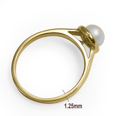 14k gold Freshwater Pearl Ring