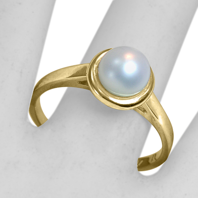 14k gold Freshwater Pearl Ring