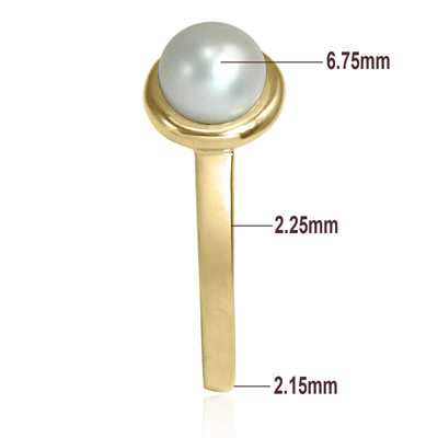 14k gold Freshwater Pearl Ring