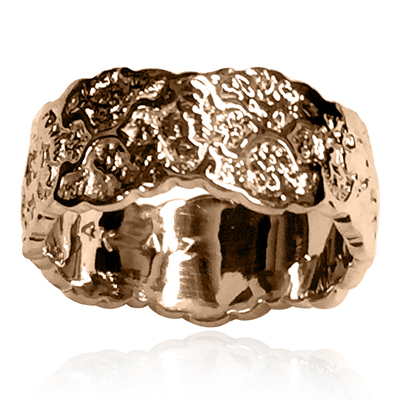 14K Solid Gold Design Wedding Band