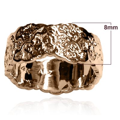 14K Solid Gold Design Wedding Band