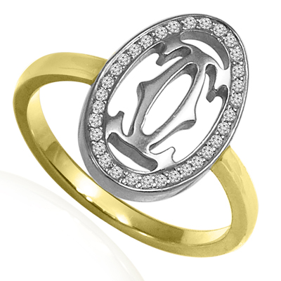 14K Gold Handmade Design Diamond Ring