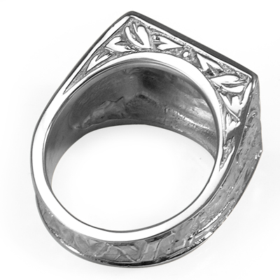 The Ten Commandments Men's Ring  in 14k Gold