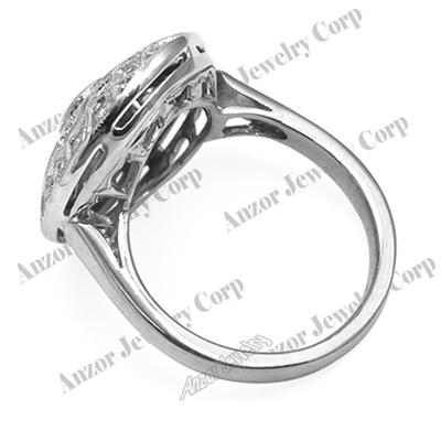 Russian Style Diamond Ring in 14k Gold