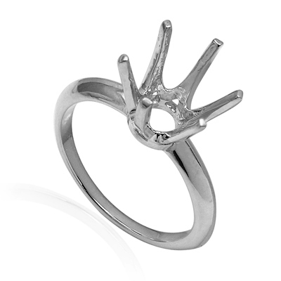 Knife Edge Ring Mounting 18K