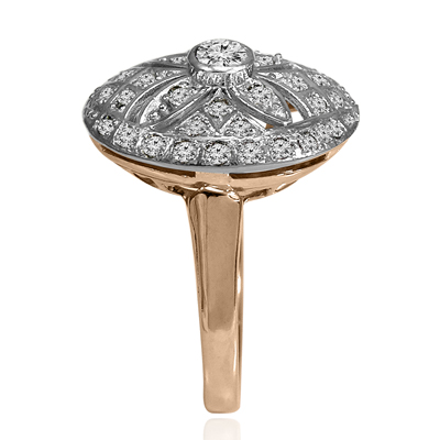 European Style Diamond Ring 14k Gold