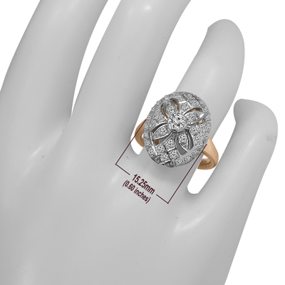 European Style Diamond Ring 14k Gold