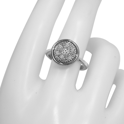 Russian Style Diamond Tarelka Ring in 14K GOLD