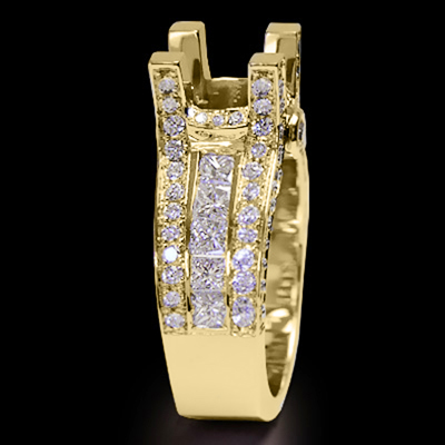 Diamond Engagement Ring Setting in 18k