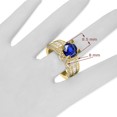 Diamond Engagement Ring Setting in 18k