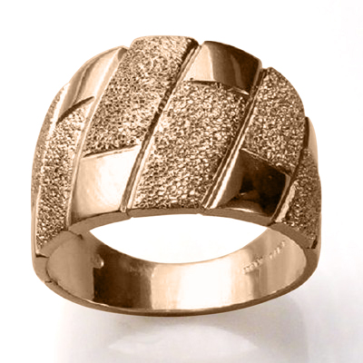 14k Roze Gold Fancy-cut women's Ring