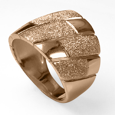 14k Roze Gold Fancy-cut women's Ring