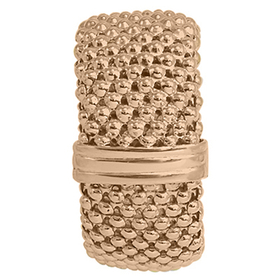 Woman's 14k Gold Flexible Mesh Ring