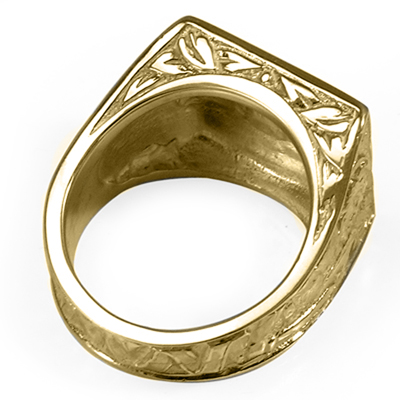 The Ten Commandments Men's Ring  in 10k Gold