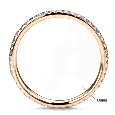 14k Gold Wedding Band Genuine Diamond Ring